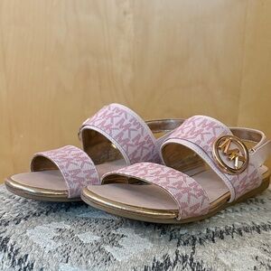 Michael Kors Sandals with Gold Accent